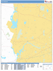 Waltham Wall Map