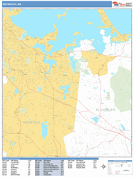 Weymouth Wall Map