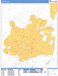 Frederick Wall Map