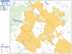 Gaithersburg Wall Map