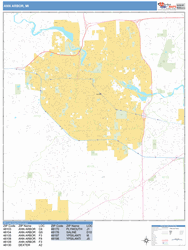 Ann Arbor Wall Map