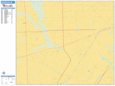 Dearborn Wall Map