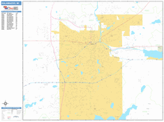 Kalamazoo Wall Map