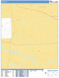 Livonia Wall Map