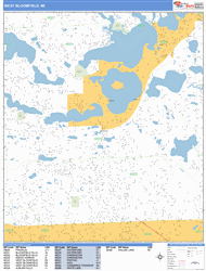 West Bloomfield Wall Map