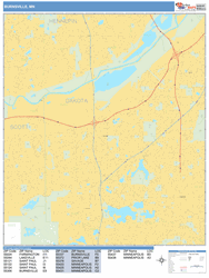 Burnsville Wall Map
