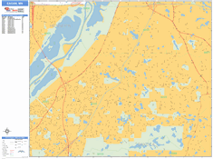 Eagan Wall Map