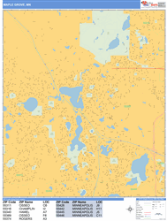 Maple Grove Wall Map