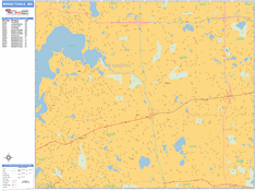 Minnetonka Wall Map