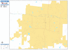 Columbia Wall Map