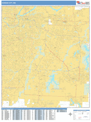 Kansas City Wall Map