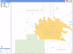 Helena Wall Map