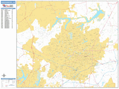 Greensboro Wall Map