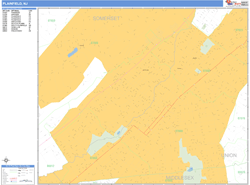 Plainfield Wall Map