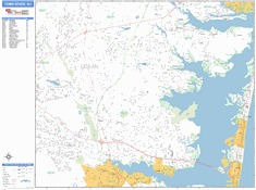 Toms River Wall Map