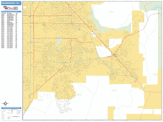 Henderson Wall Map