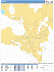 Reno Wall Map