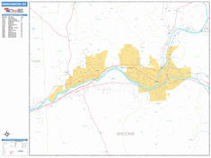 Binghamton Wall Map