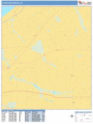 Cleveland Heights Wall Map