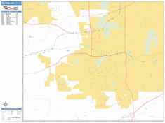 Elyria Wall Map