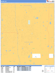 Moore Wall Map