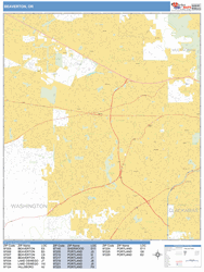 Beaverton Wall Map