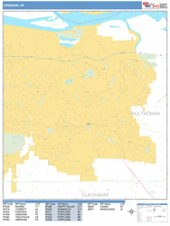 Gresham Wall Map