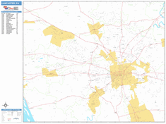 Lancaster Wall Map