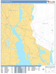 East Providence Wall Map