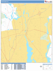 Pawtucket Wall Map