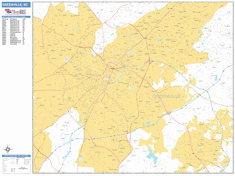 Greenville Wall Map