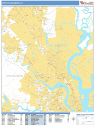 North Charleston Wall Map