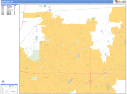 Bartlett Wall Map