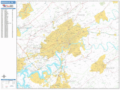 Knoxville Wall Map