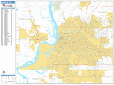 Memphis Wall Map