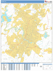 Austin Wall Map