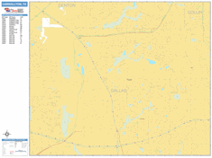 Carrollton Wall Map