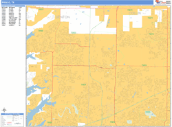 Frisco Wall Map