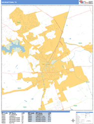 Georgetown  Wall Map