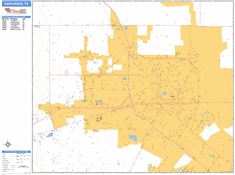 Harlingen Wall Map