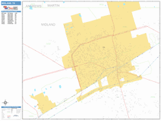 Midland Wall Map