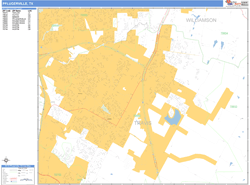 Pflugerville Wall Map