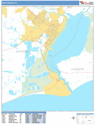 Port Arthur Wall Map