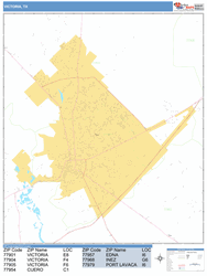 Victoria Wall Map