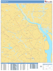 Arlington Wall Map