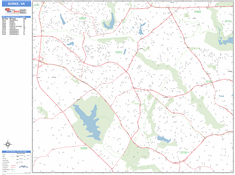 Burke Wall Map