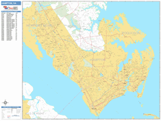 Hampton Wall Map