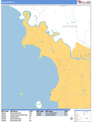 Burlington Wall Map