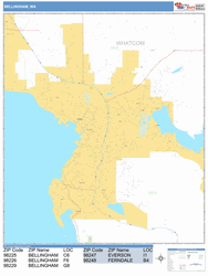 Bellingham Wall Map