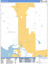 Marysville Wall Map